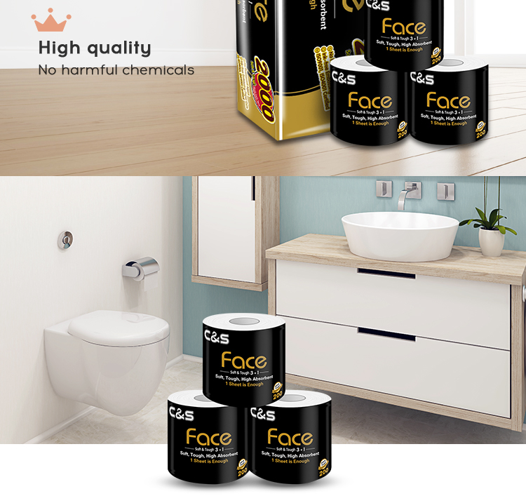 Manufacturers Suppliers 4 Ply Toilet Paper Tissue Fragrance Free Soft Tissue Roll