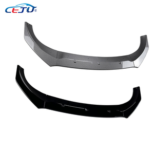 Car Front Bumper Lip Cover Trim Body Kit Spoiler Diffuser Splitter Guard Protection for Ford <strong>Fiesta</strong> MK8 2018-2021 - Product Image 3