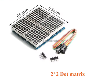 Stock MAX7219 8*8 Dot Matrix modulo Display a LED 1x2 2x4 2x8 8/4/2 in un tubo digitale microcontrollore scheda di controllo - Product Image 6