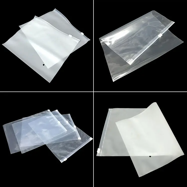 plastic mailing pe zip delivery package packaging zipper bag for clothing