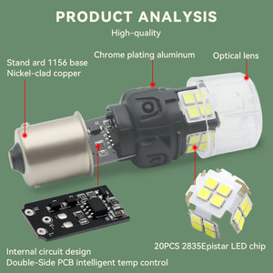 SEKO Factory Custom <strong>C2</strong> Car <strong>Led</strong> T15 Bay15S High Bright <strong>Led</strong> Bulb Car DRL Turn Signals Lights 2835 SMD Dual Color Red <strong>Led</strong> Bulbs - Product Image 3
