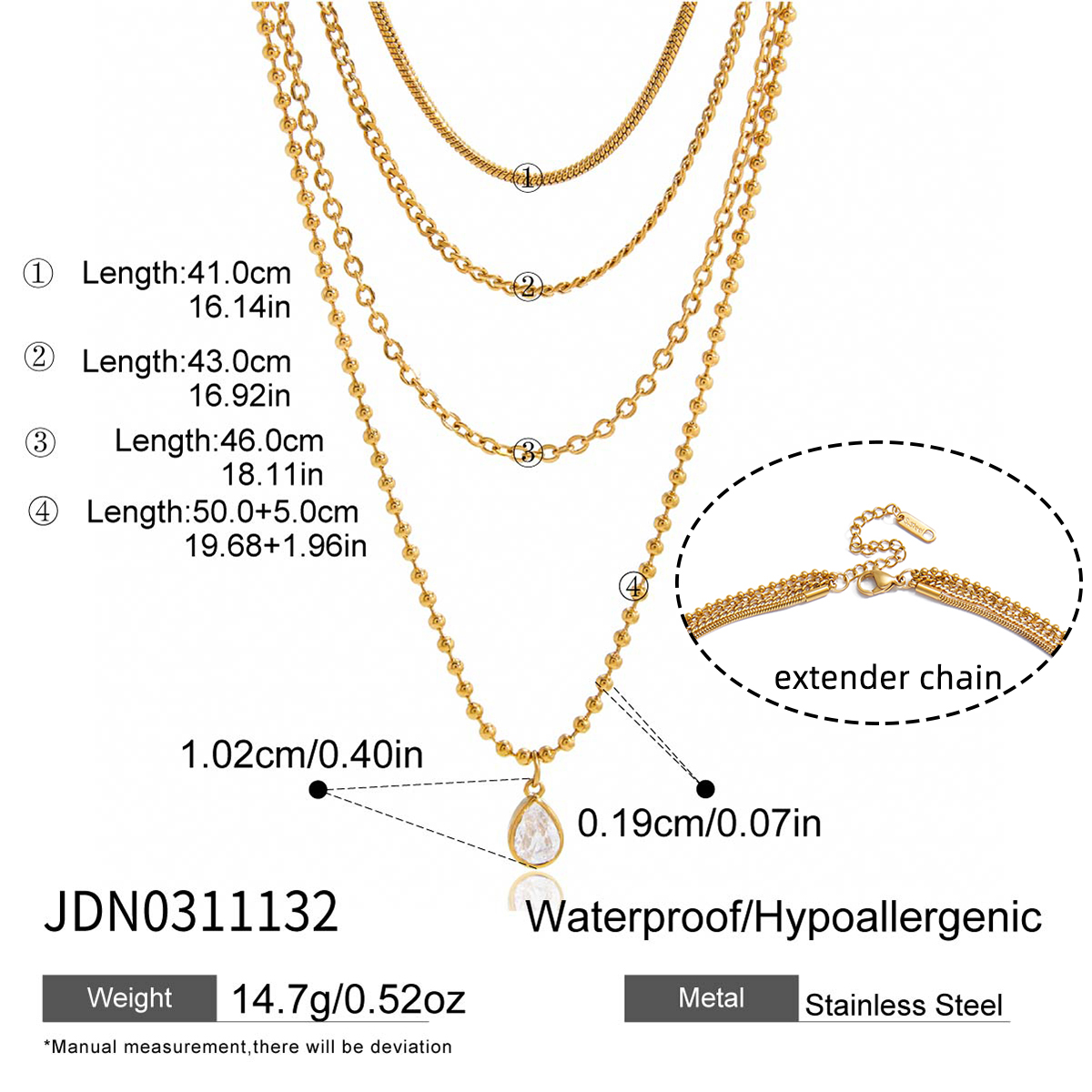 18k Gold JDN0311132