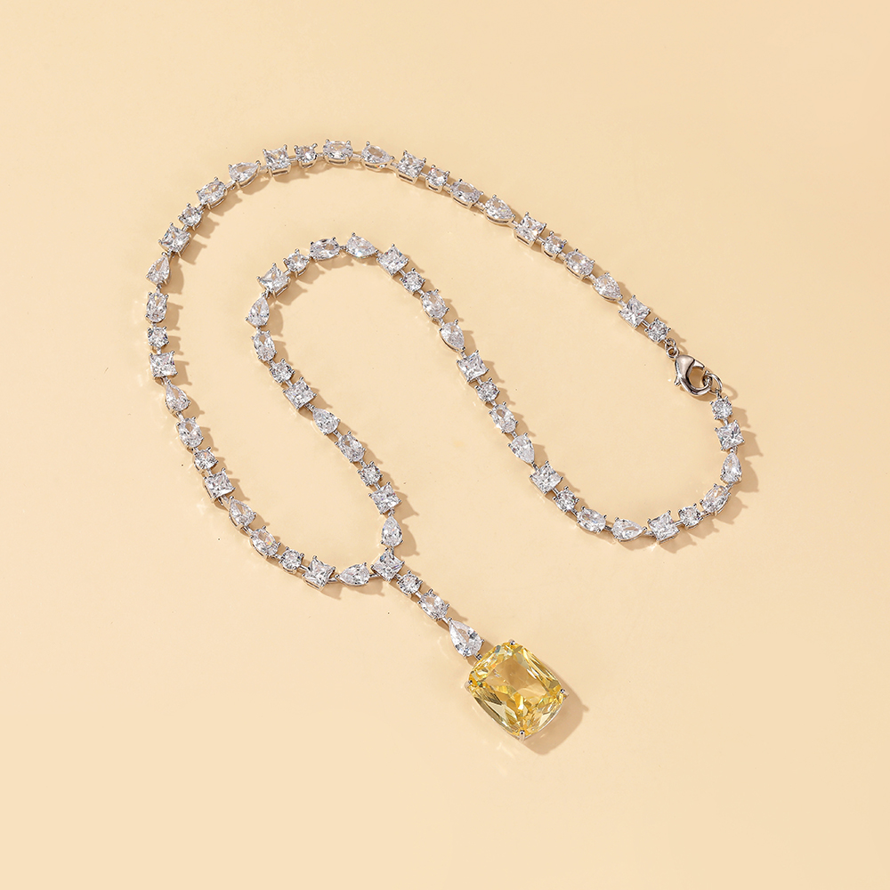 yellow necklace