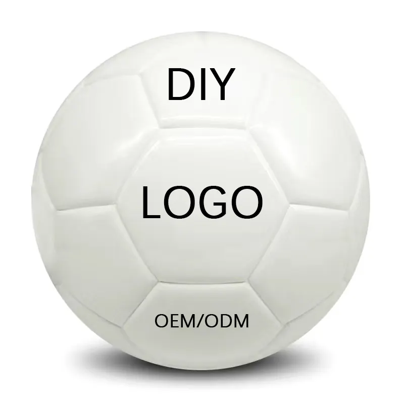 Kualitas latihan ukuran resmi 5 Bola Bola De Futebol Bola sepak Pvc dengan Logo kustom dicetak sepak Bola untuk pertandingan