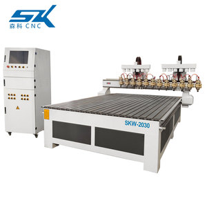 1325 3轴多头数控路由器3d木雕雕刻切割机 - Product Image 3