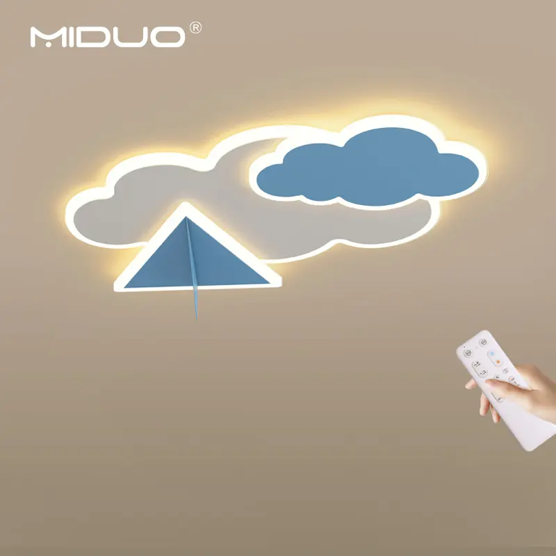 子供用シーリングランプMIDUO46W58W調光可能LEDライトクラウドLEDパネルライト