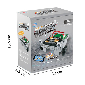 Nuevos juguetes de codificación Diy ensamblar aplicación Control programación Robot coche juguete Stem ciencia Kit para niños educativos