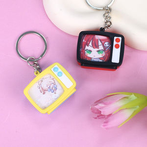 Tùy chỉnh <span class=keywords><strong>TV</strong></span> Charms LED âm thanh phát ra Keychain đồ chơi nhỏ nhỏ treo Máy mô phỏng <span class=keywords><strong>TV</strong></span> Quà Tặng - Product Image 2