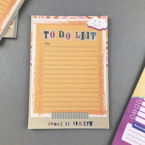 Customizable 100GSM Paper Planner Notepad Color-<strong>Coded</strong> Design 6 Options Tear-Off Style for Office Home Organization <strong>Memo</strong>-Pads - Product Image 4