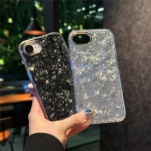 高級シェルパターンIMDグラデーションキラキラPC TPU耐衝撃性保護カバー電話ケースiPhone 16e用 - Product Image 2