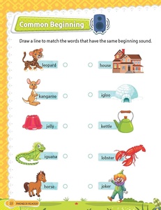 หนังสืออ่านออกเสียงสำหรับเด็กเรียนรู้ตัวอักษร, สัตว์, พูดและสะกด - Product Image 5
