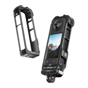 ขายึดกล้องถ่ายภาพเคลื่อนไหวสำหรับ Insta360 X4 Amagiss กล้องกรงกระต่ายพลาสติกแบบปลดออกได้อย่างรวดเร็วเฟรมกล้องอินเตอร์เฟซ1/4นิ้ว - Product Image 1
