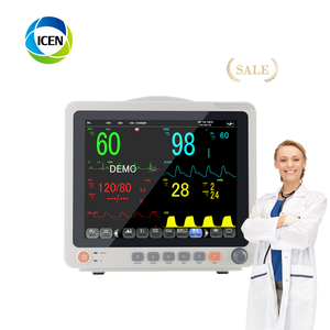 Insan veya hayvan için IN-12B taşınabilir çok parametre monitör çok fonksiyonlu hasta monitörü - Product Image 2
