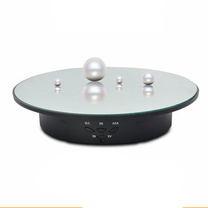 360 Degree Rotating <strong>Display</strong> Stand 3 Speed Electric Motorized Turntable Mini Rotating Mirror Jewelry <strong>Display</strong> <strong>Table</strong> - Product Image 6