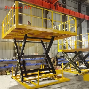 Plataforma elevadora hidráulica de servicio pesado industrial y mesa elevadora con capacidad de 2T 5T 6 toneladas 8T para uso fijo y carga