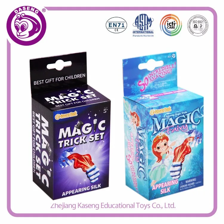 Easy to learn kids 25 magic tricks set for making fun 8 in 1 color packing
