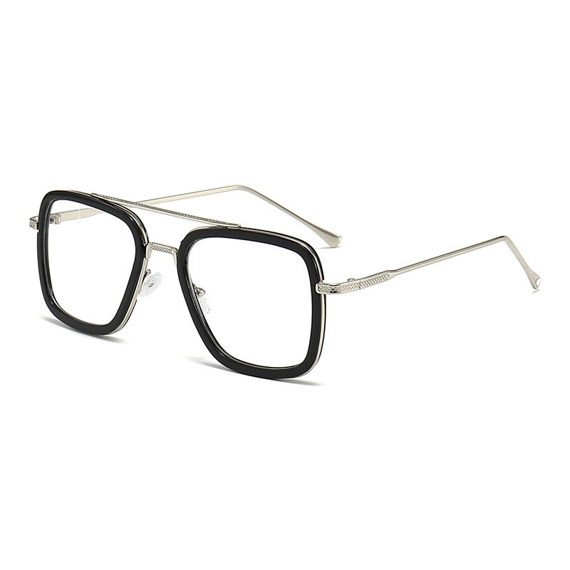 C5-Silver Frame-Transparent Lens