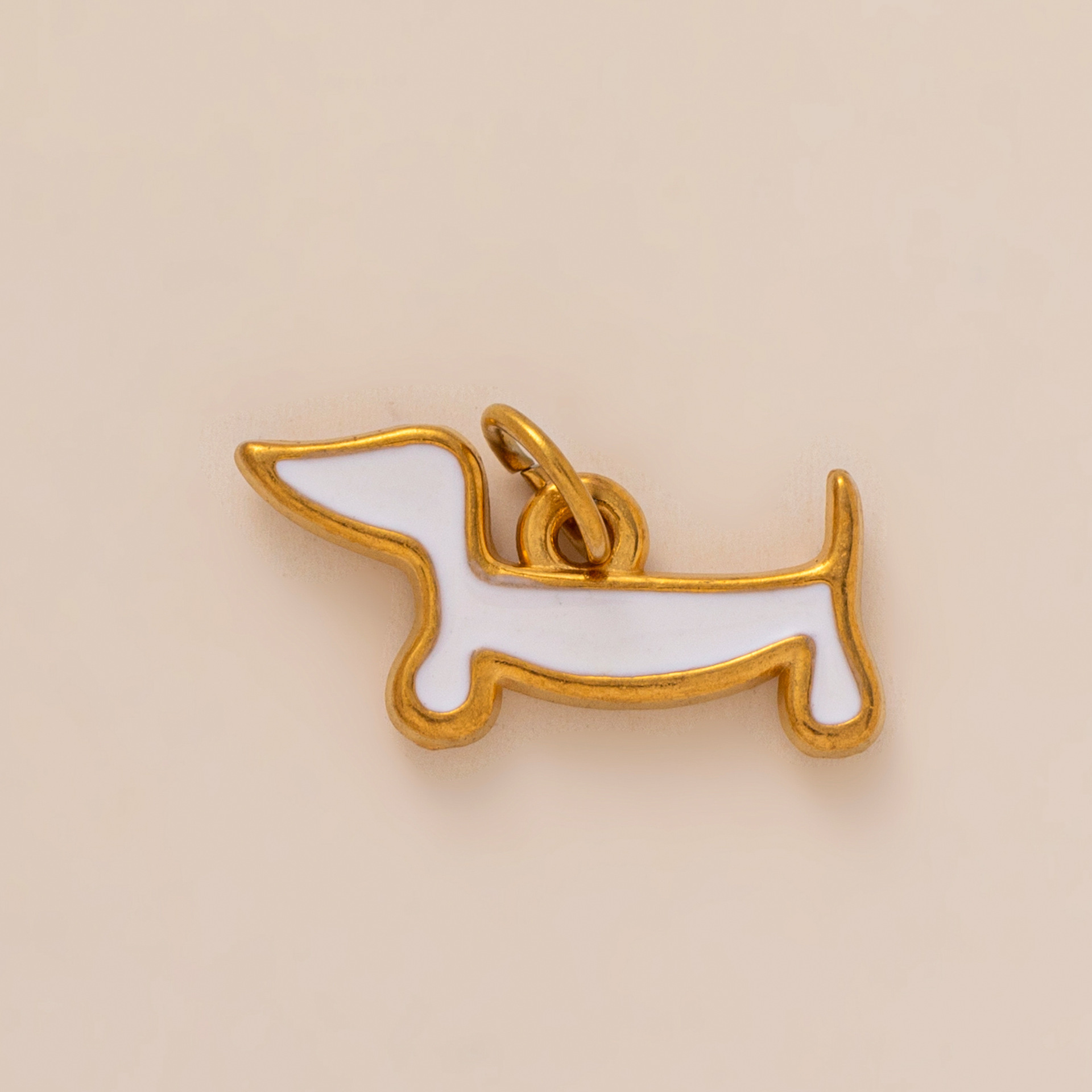 Oro 2 perro blanco