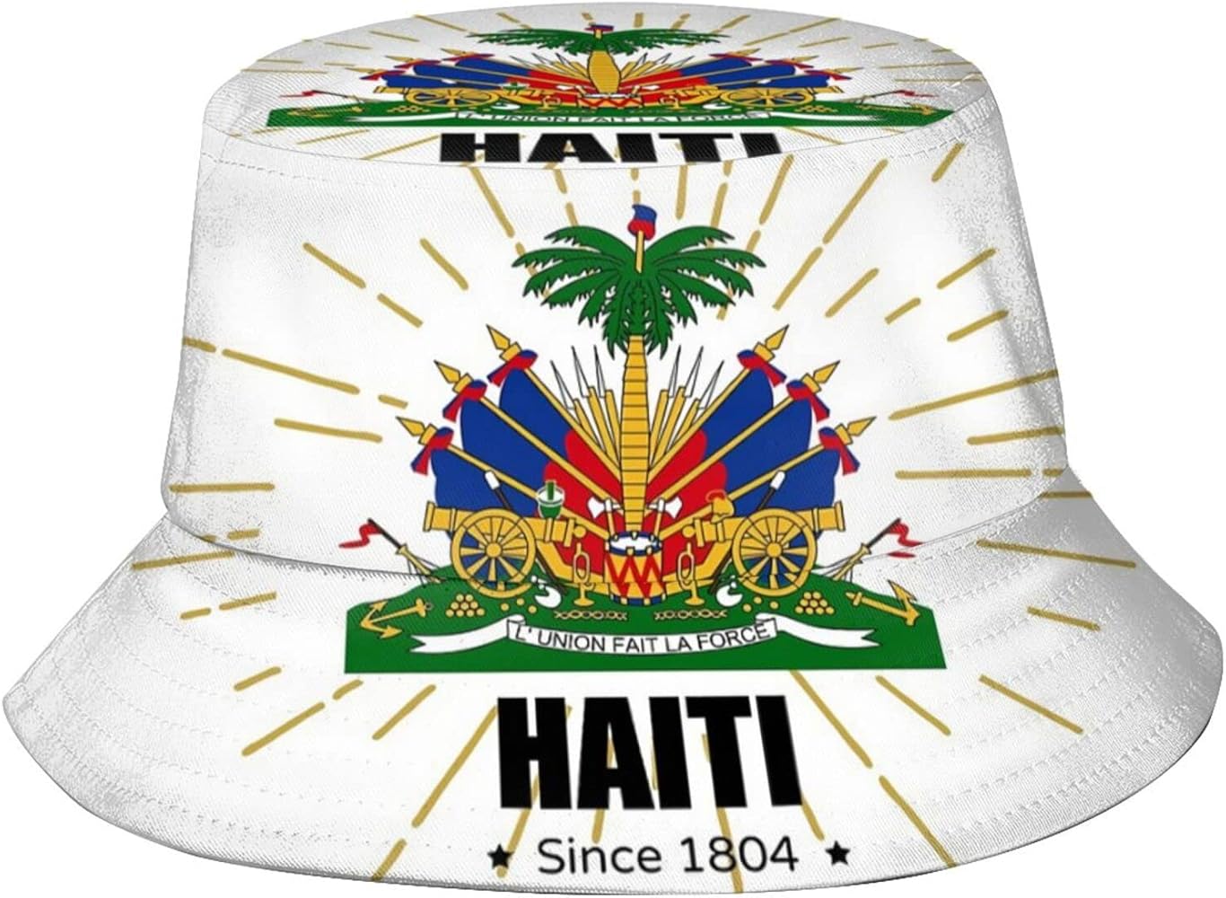 Sombrero blanco del pescador de Haití