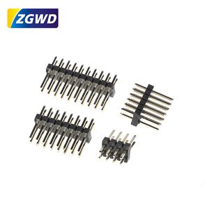<strong>1</strong>.<strong>27mm</strong> 4-Pin Straight <strong>Header</strong> Connector <strong>1</strong>*4P Double Row Vertical Male <strong>1</strong>.0mm Pin <strong>Header</strong> for PCB Applications - Product Image 1