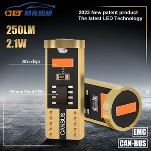 T10 M5 Amber High Power 250LM Canbus Decoder Car Led Bulbs for Indicator Side Marker Car Door Trunk <strong>Light</strong>