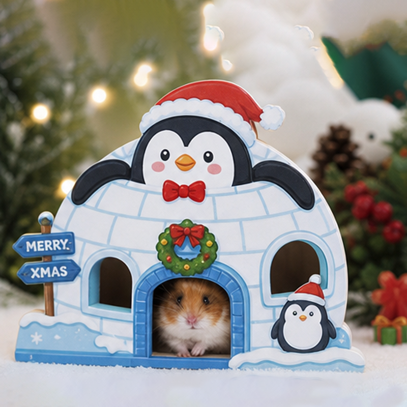 Pingüino rojo/gordito