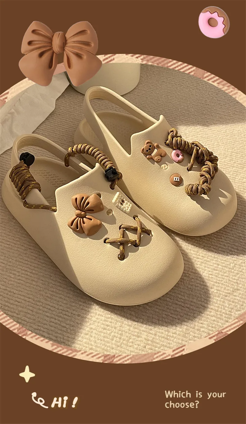 New Hole Shoes Men's Beach Slippers Women Flat Garden Sandals Classics Clogs Shoe