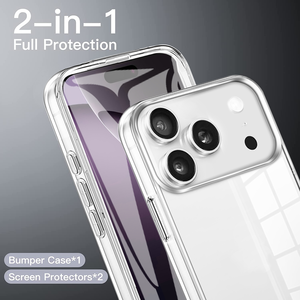 2025 yeni mobil cep telefonu vaka şeffaf 360 ° tam koruma telefon kapak Apple iPhone 17 için Lens koruyucuları hava Pro Max - Product Image 3