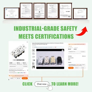 Barep UL上市双工125V美国a型 + C型5V 4.8A USB C壁挂式充电器电源插头插座开关插座 - Product Image 6