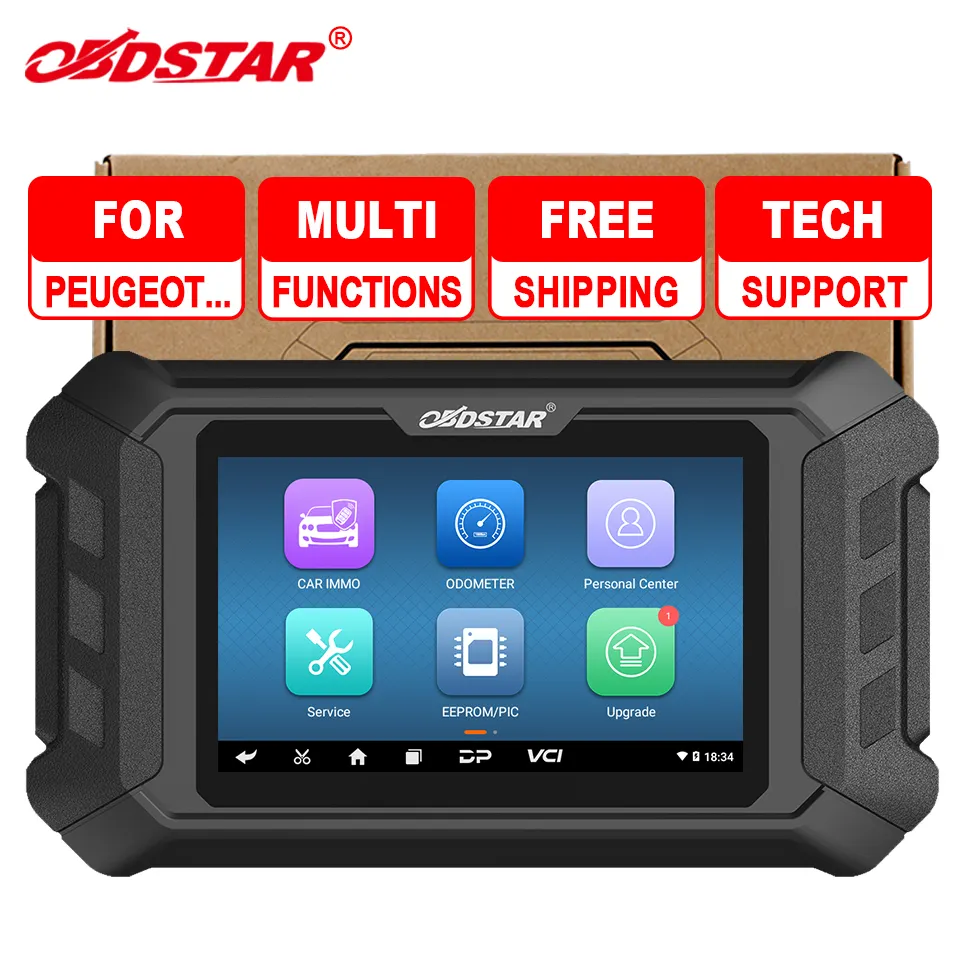 Obdstar programador de chave de carro, programador obd2 leitor de código immo fora da máquina para fazer chaves para carros