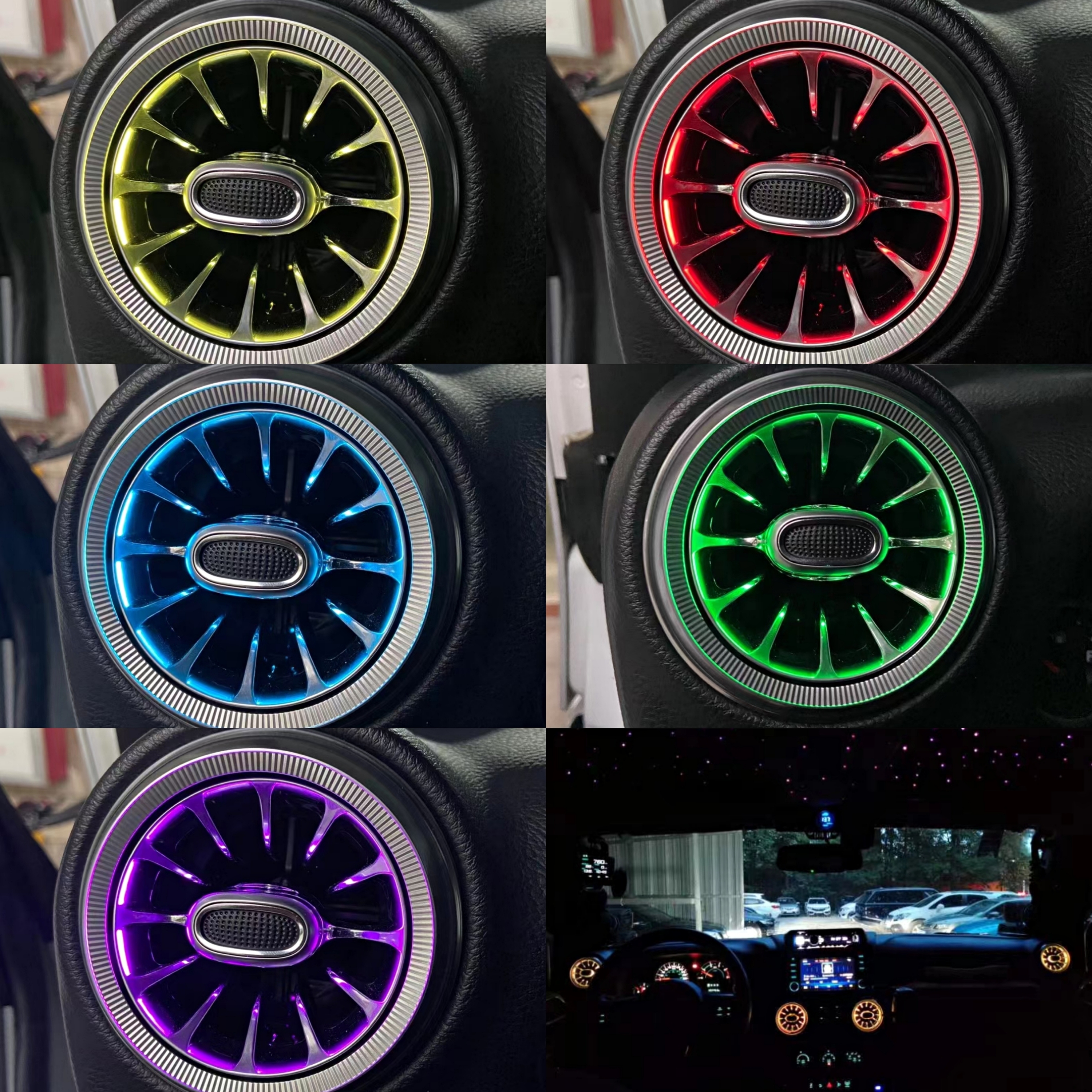 13 colores fijos + 32 modos de respiración