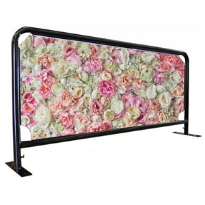 Bürgersteig Restaurant im Freien maßge schneiderte Druck Banner Stand <span class=keywords><strong>System</strong></span> Crowd Control Stütze <span class=keywords><strong>Post</strong></span> Cafe Wind breaker Barriere Set