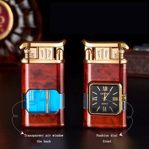 Creative Multifunctional Blue <strong>Clock</strong> <strong>Lighter</strong> Advanced Direct Charge <strong>with</strong> Personalized Features Gift for Camping - Product Image 2