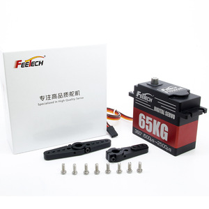 FEETECH高トルク65kgブラシレスフルメタルシェルPWMサーボ360度制御可能磁気エンコーダ男子RCカー用 - Product Image 5