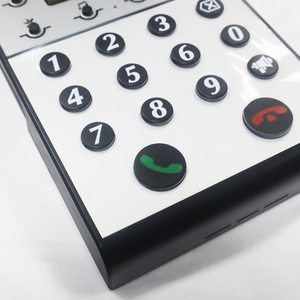 Sistema de intercomunicación inalámbrico de transmisión bidireccional para edificios con función de carga de micrófono para hoteles
