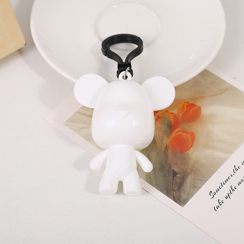 Porte-clés ours de 6,5 cm