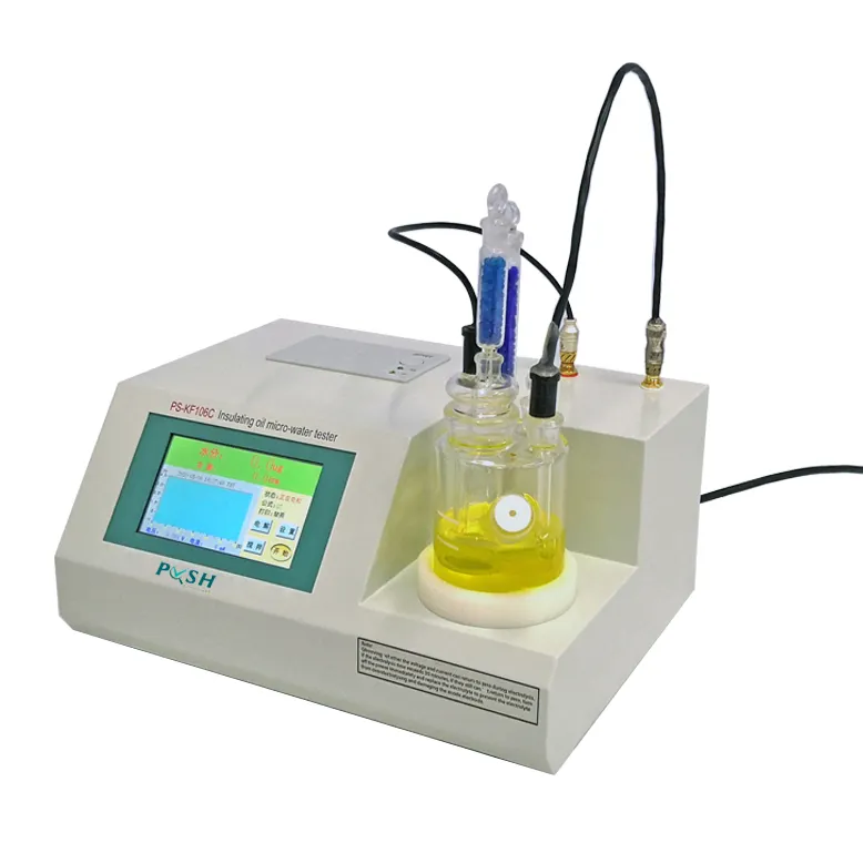 Automatico On-Line Olio Contenuto di Acqua Tester/Tester di karl fischer misuratore di umidità olio del trasformatore di contenuto di acqua di prova