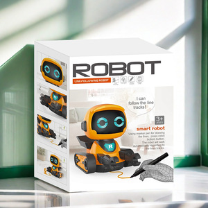 Novedad Juguete mágico Dibujar línea Seguimiento Robot Seguidor Sensor inductivo Robots electrónicos STEM Educativo Niños Dibujo Robot Juguete - Product Image 2