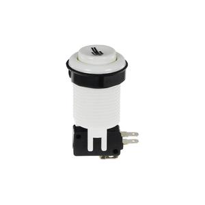 Botón Joy-it Arcade con dispositivo de entrada de microinterruptor negro, blanco adecuado para (computación de una sola placa (940910155305)
