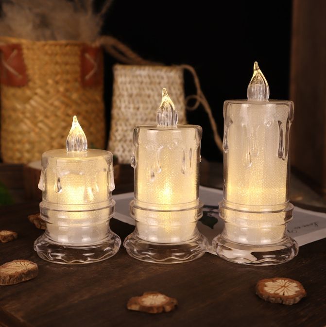 Lumière jaune de D4.8CM * H8/9.5/11CM-Warm LED