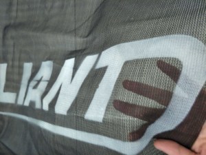 Printed Mesh Scaffold <strong>Nets</strong> With Logo Print Printed Debris Netting