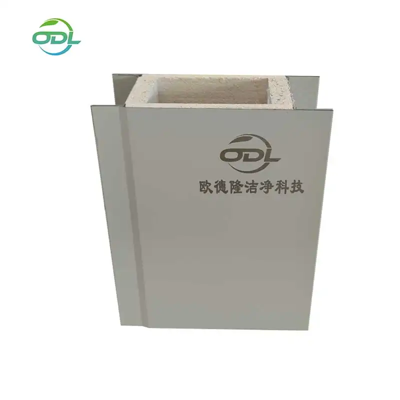 Oudelong Machine Cleaning Hollow Glass Magnesium Rock Wool Color Steel Plate for Construction Site Clean Room