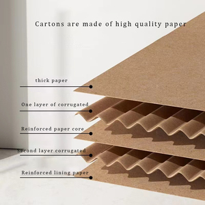 กล่องกระดาษแข็งแข็งแรงรีไซเคิลกล่องกระดาษลูกฟูกส่งเมลย้ายกล่องกระดาษแข็ง - Product Image 2