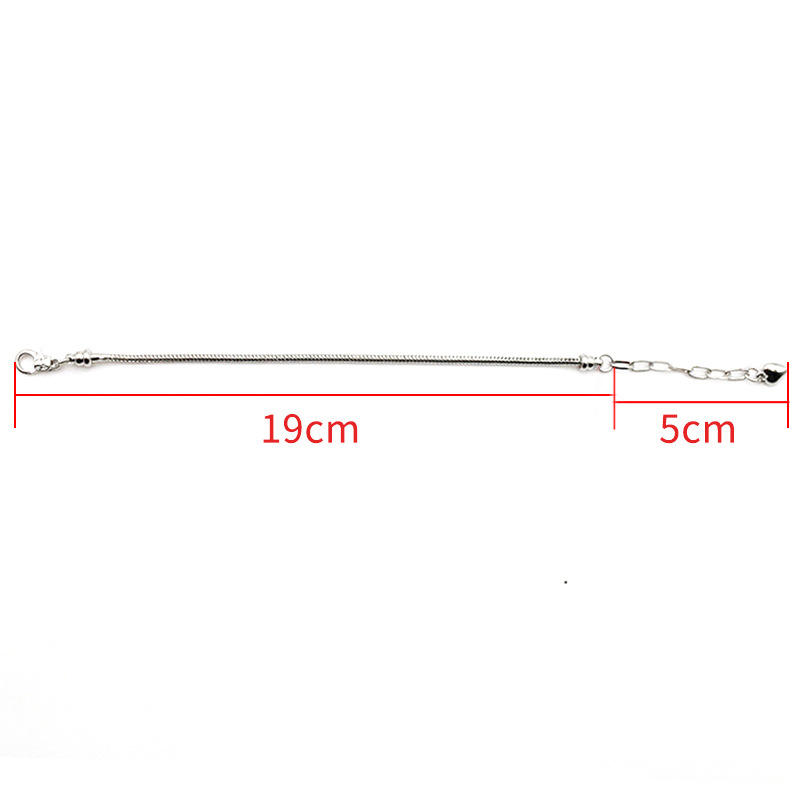 19cm+5cm snake bone chain