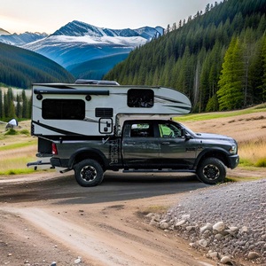 Xe tải cắm trại trượt trong xe bán tải Camper <span class=keywords><strong>RV</strong></span> nhà máy tùy chỉnh cắm trại Motorhome - Product Image 5