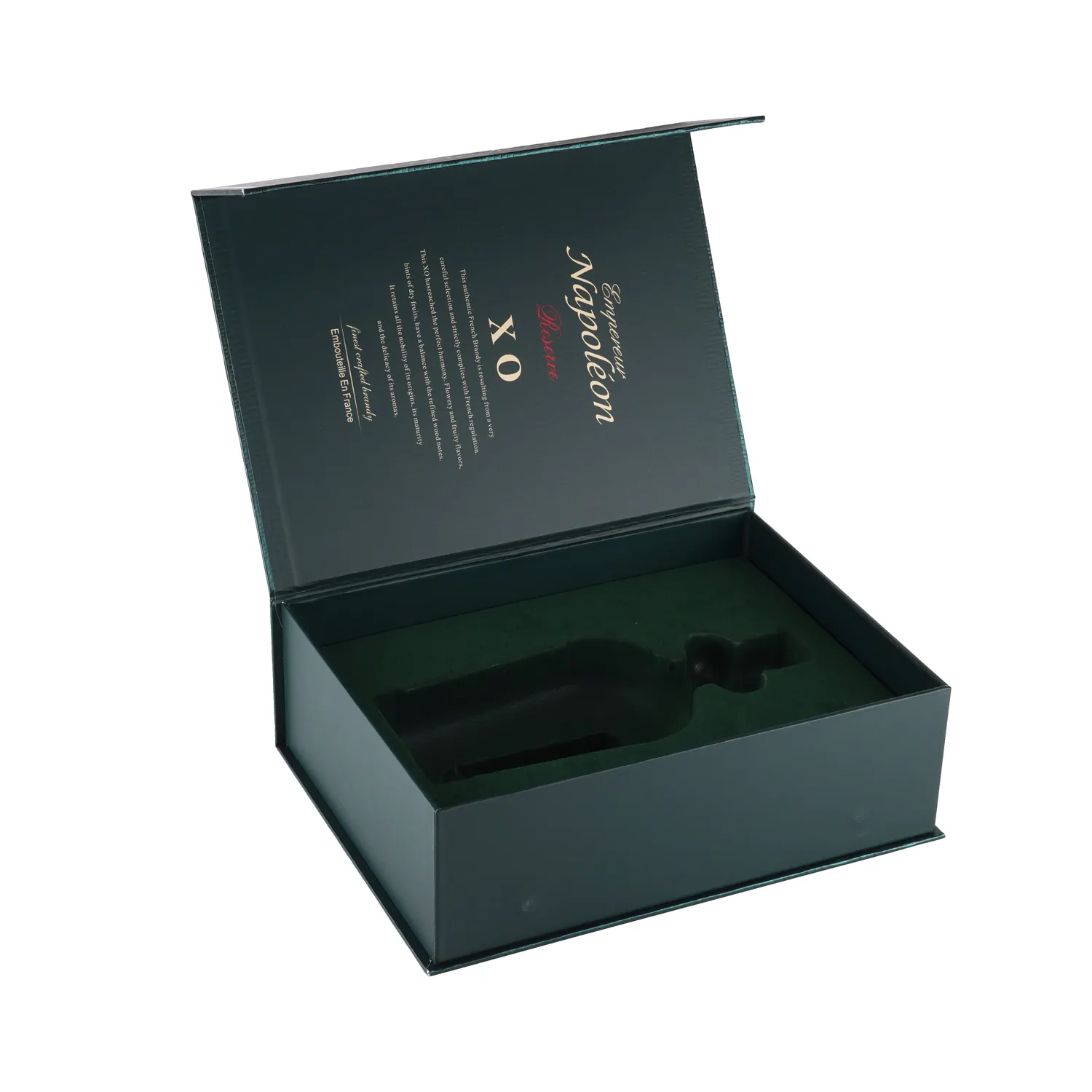 Confezione creativa confezione ecologica riciclabile whisky Champagne Flute Gift Paper Box con inserti