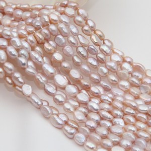 Chất lượng cao ngọc trai nước ngọt màu hồng gạo Nugget hạt tự nhiên Baroque Ngọc Trai Đá quý hạt đối với trang sức làm với giá bán buôn - Product Image 2