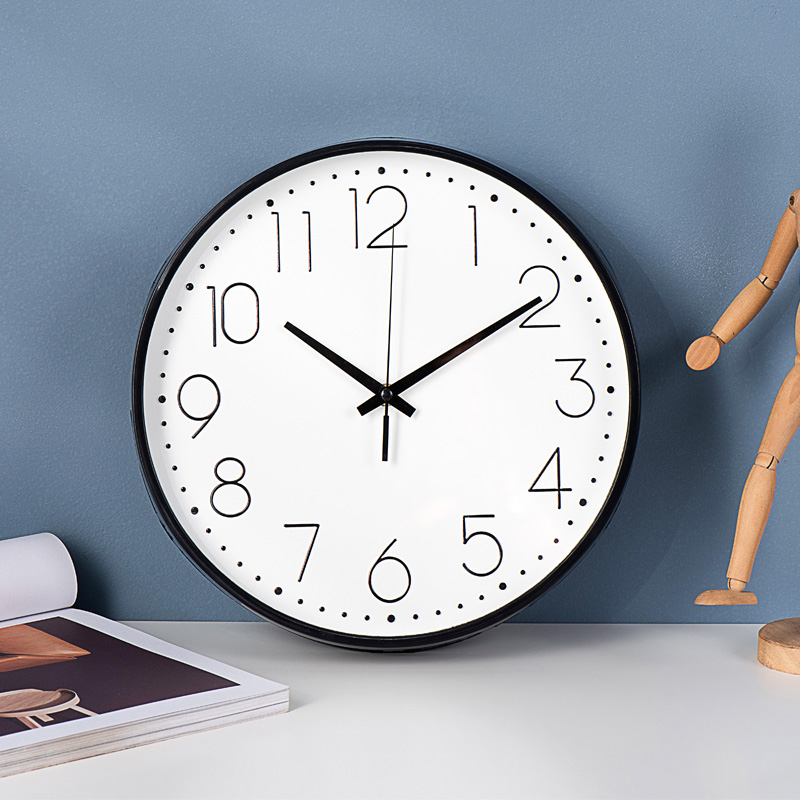 modern design Wall Clock For Home Decorative 3d digital wall clock 12 inch