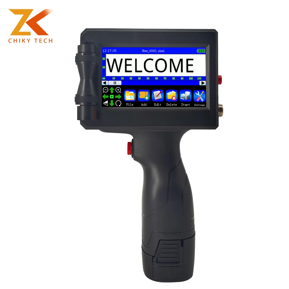 Best Quality Long Service Life 25.4mm 4.3 Inch Touch Screen Thermal Eco Solvent Barcode Printer