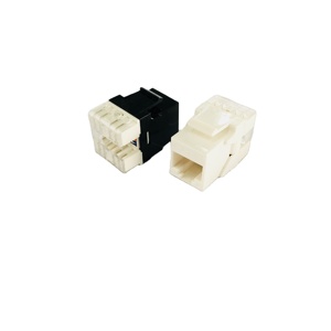 短型 Cat6 UTP RJ45 模块 180 度打孔器打下 Keystone 插孔 110 & 克朗国际数据公司 (IDC) - Product Image 2